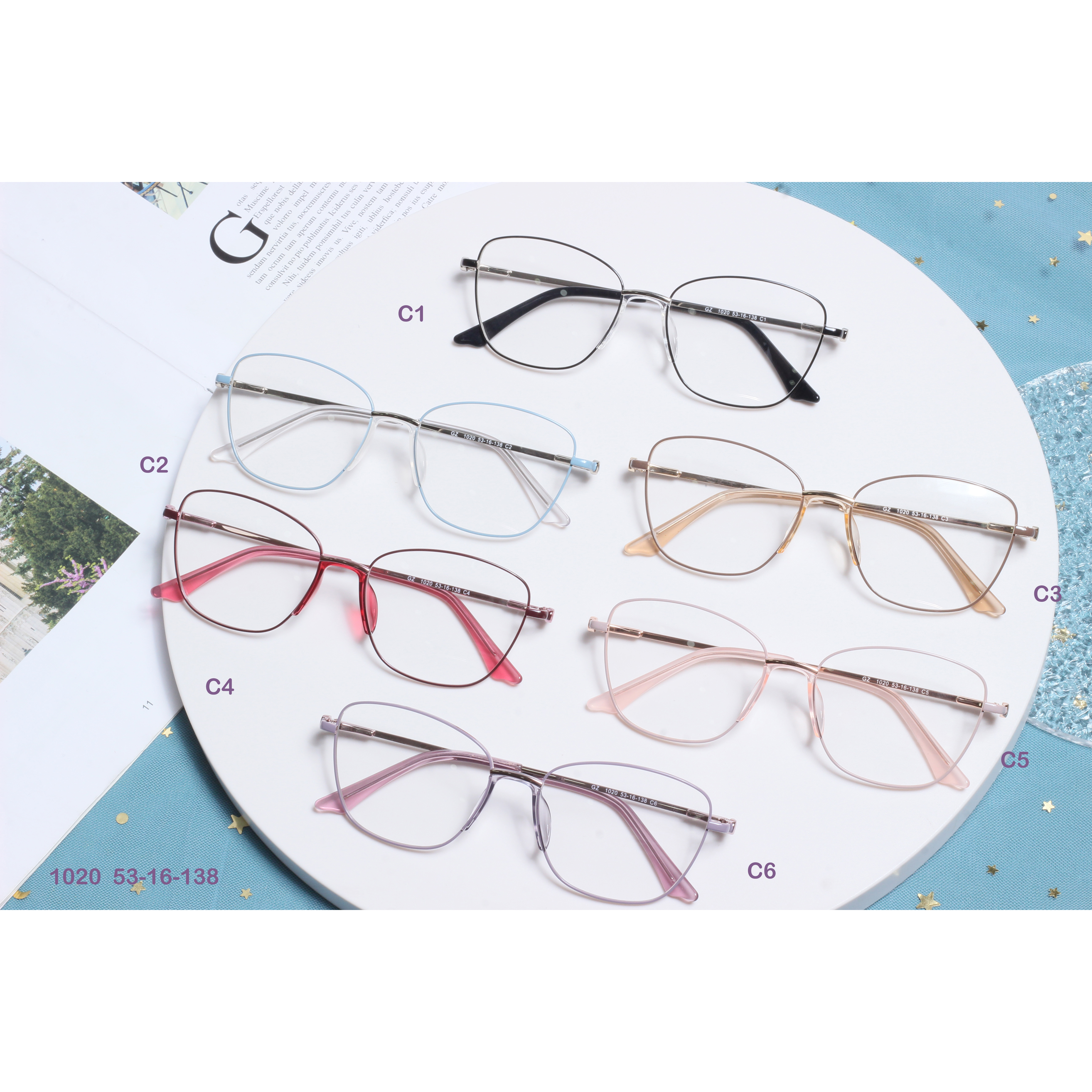 Anti Blue Rays Magirazi Spring Leg Eyeglasses Optical Frames (2)