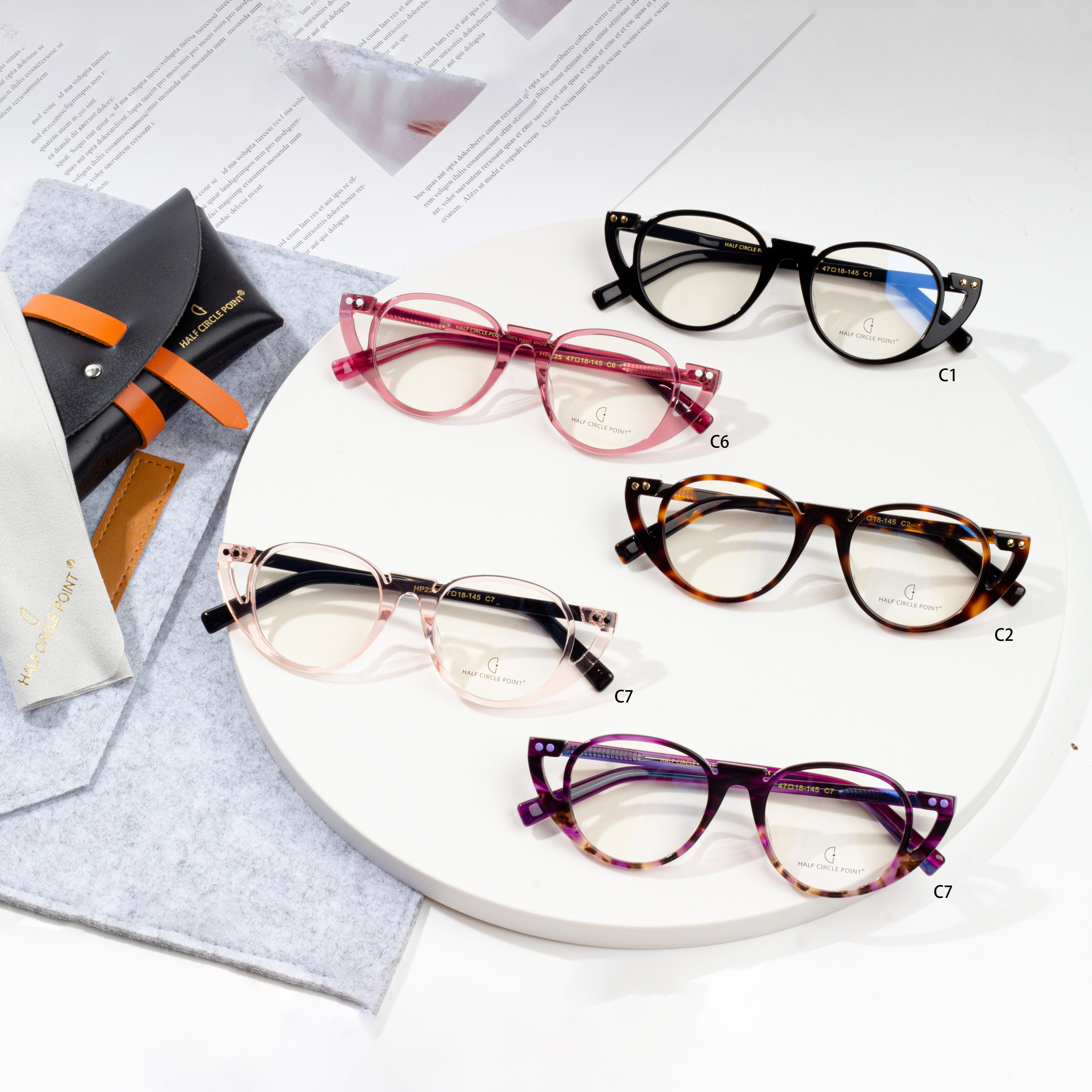 acetate eyeglass frames