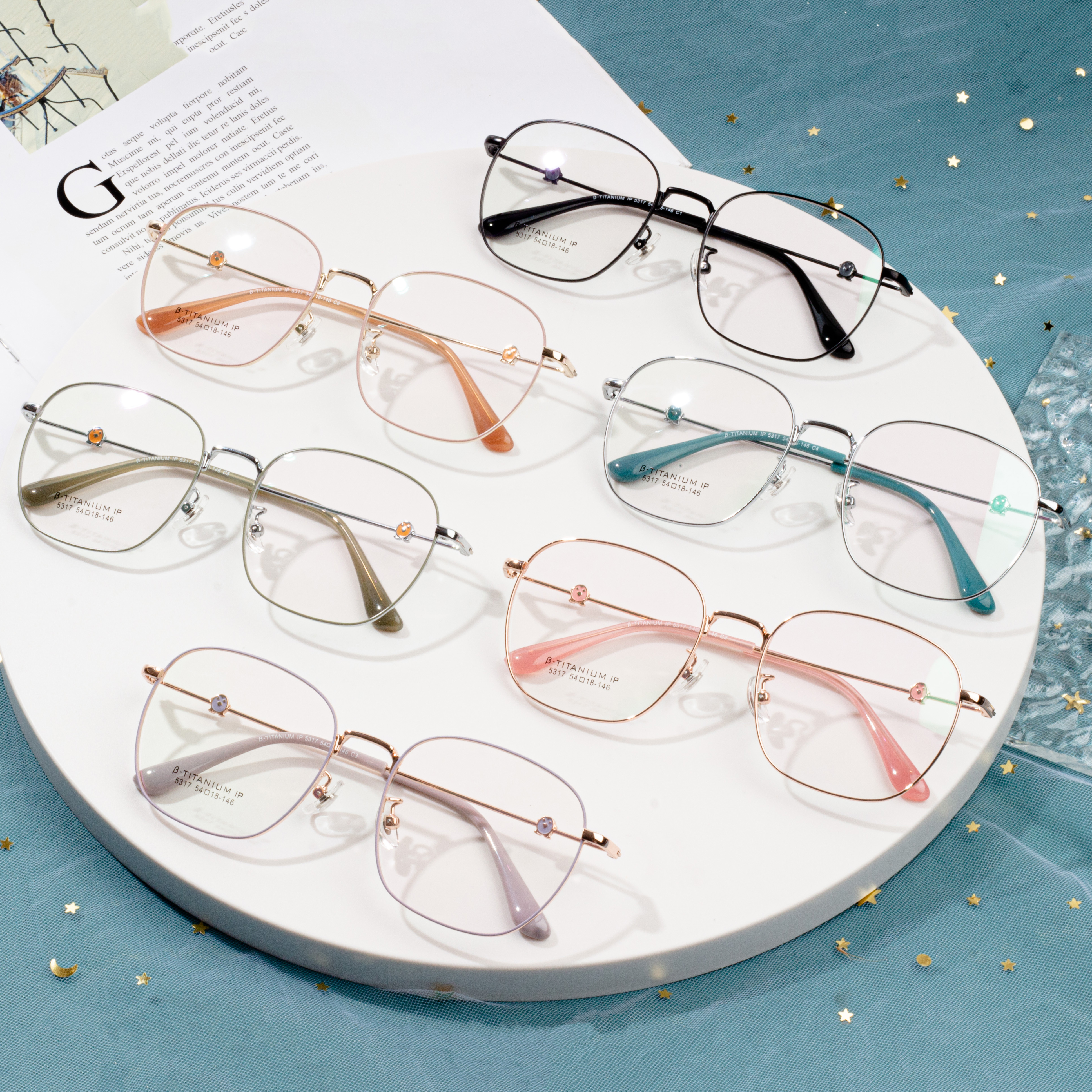 titanium eyeglasses frames