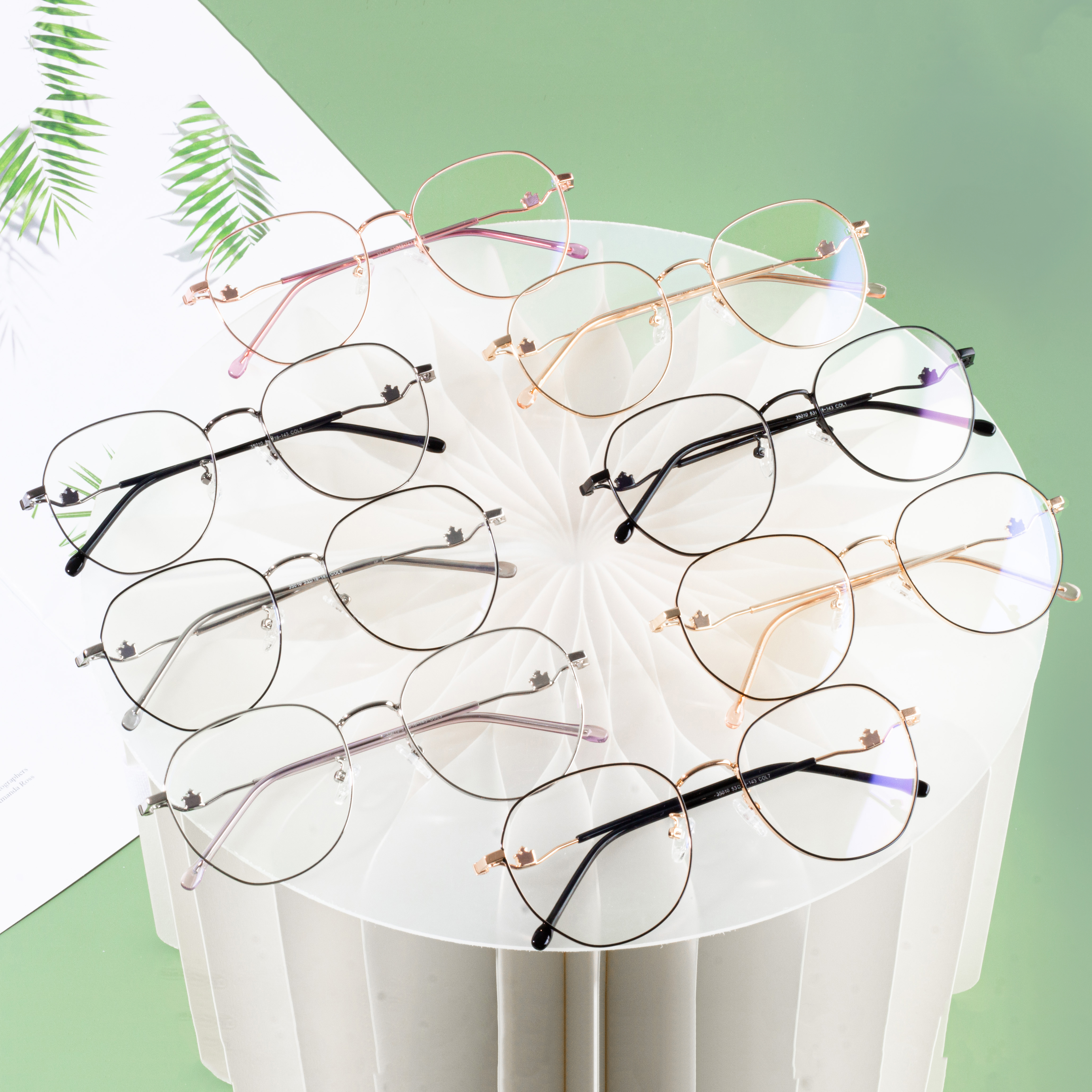 round frame eyeglasses