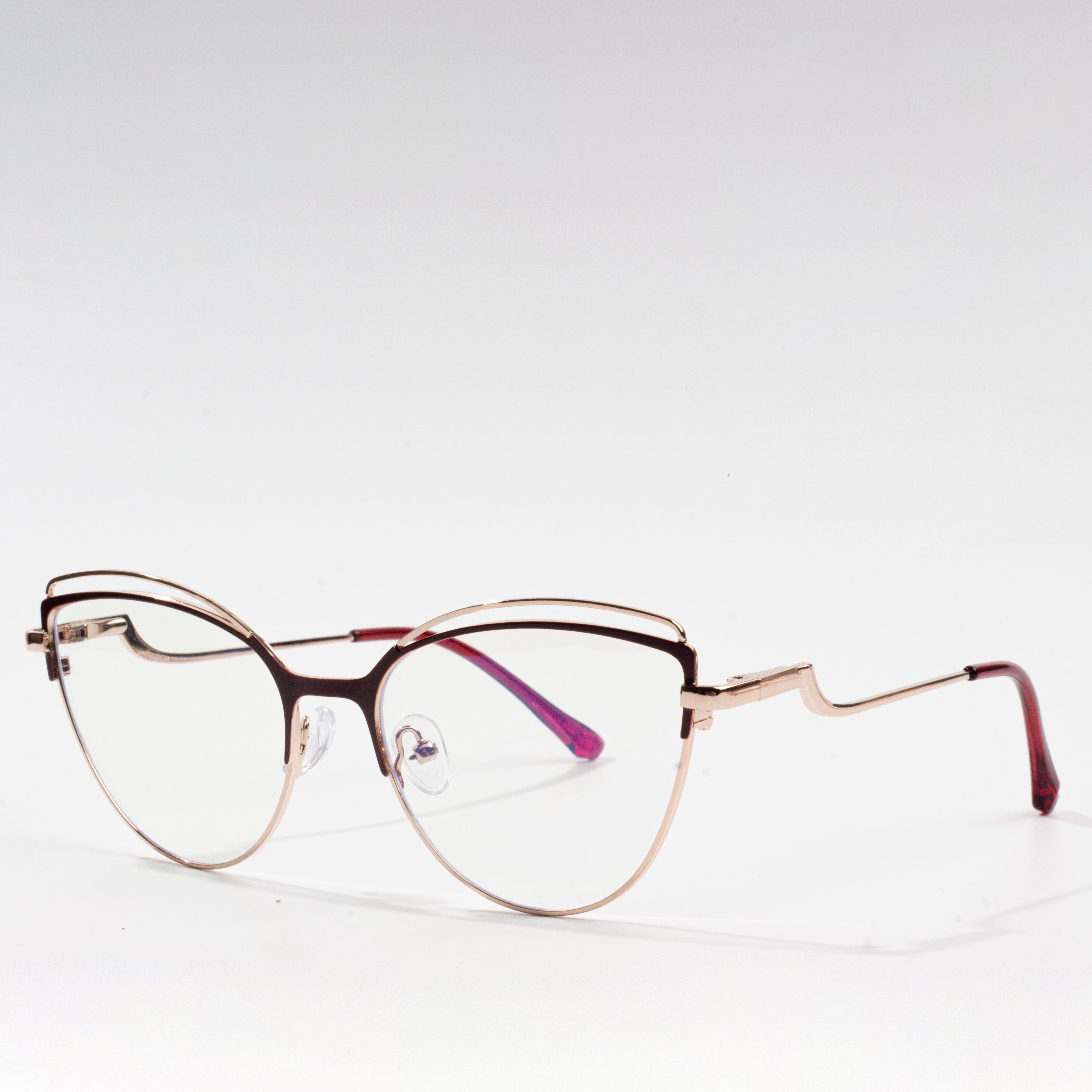 gold framed eyeglasses