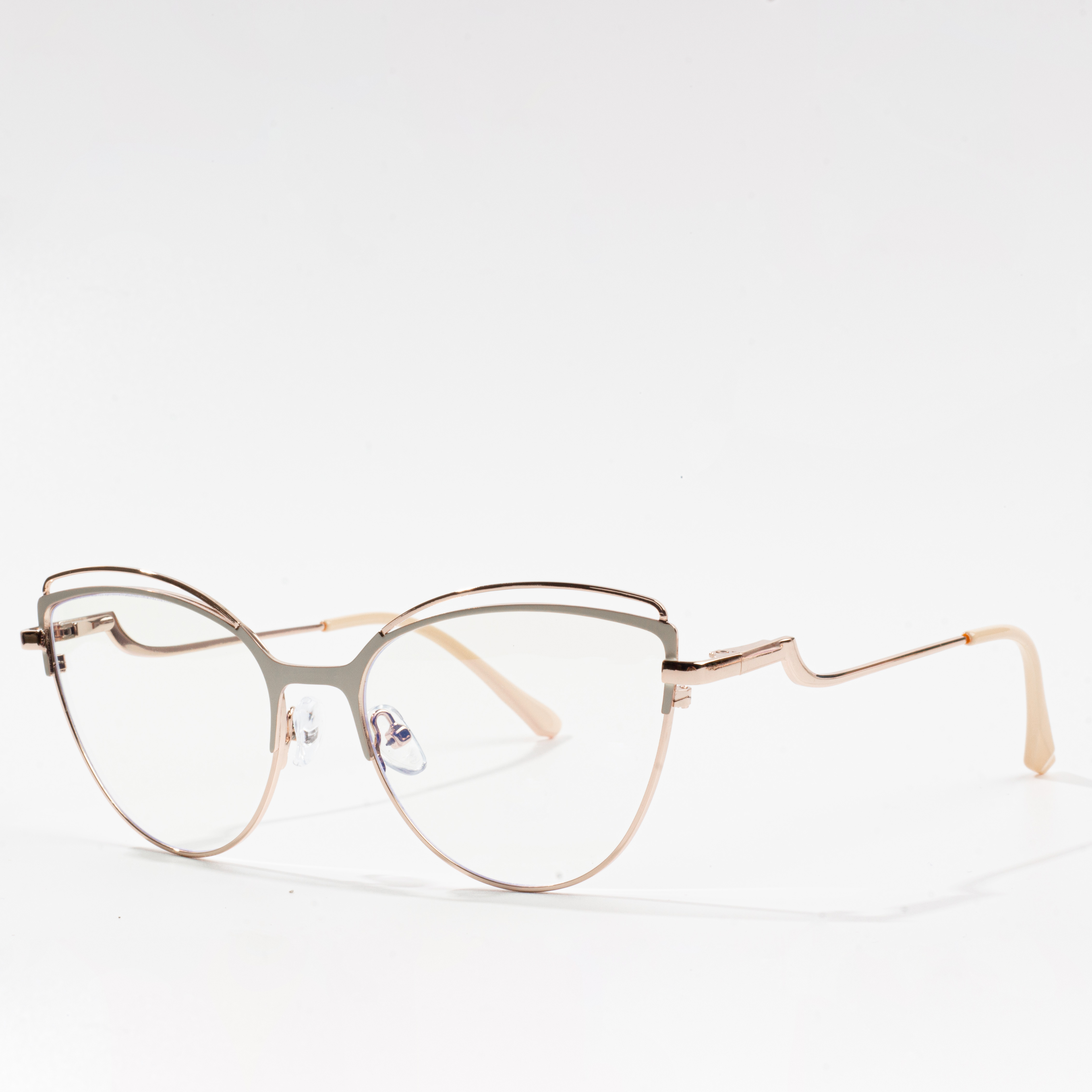 gold framed eyeglasses