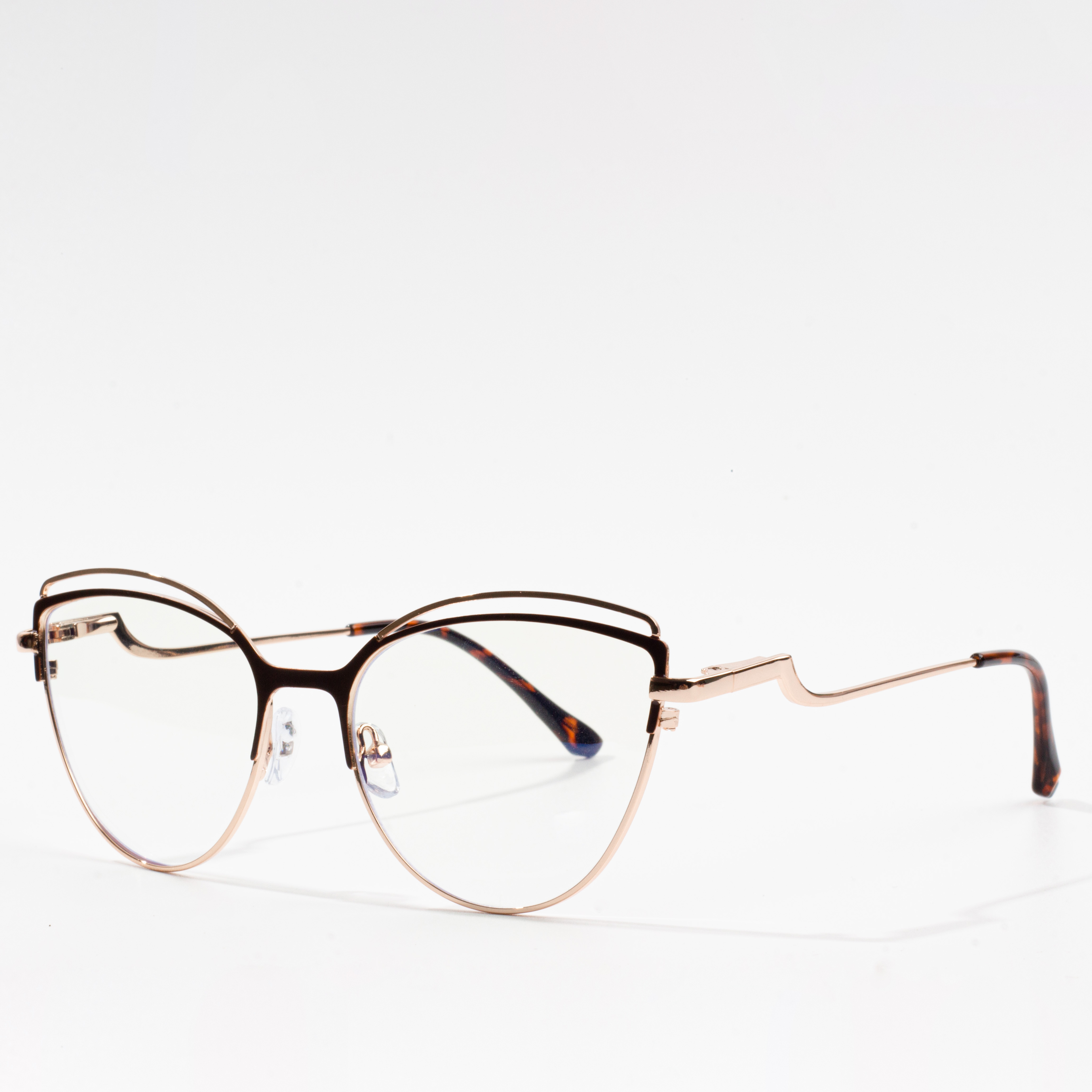 gold framed eyeglasses