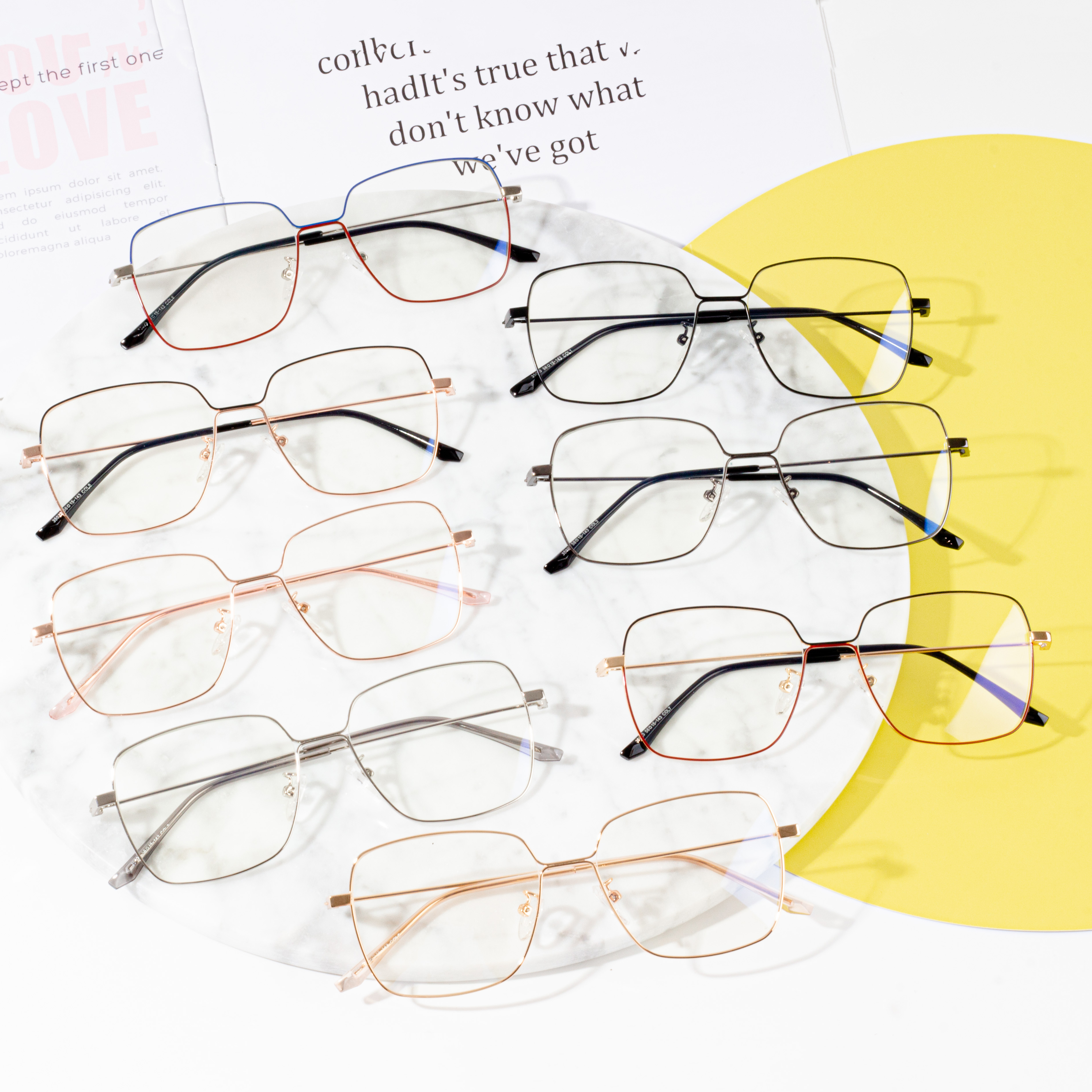 eyeglass frame sizes