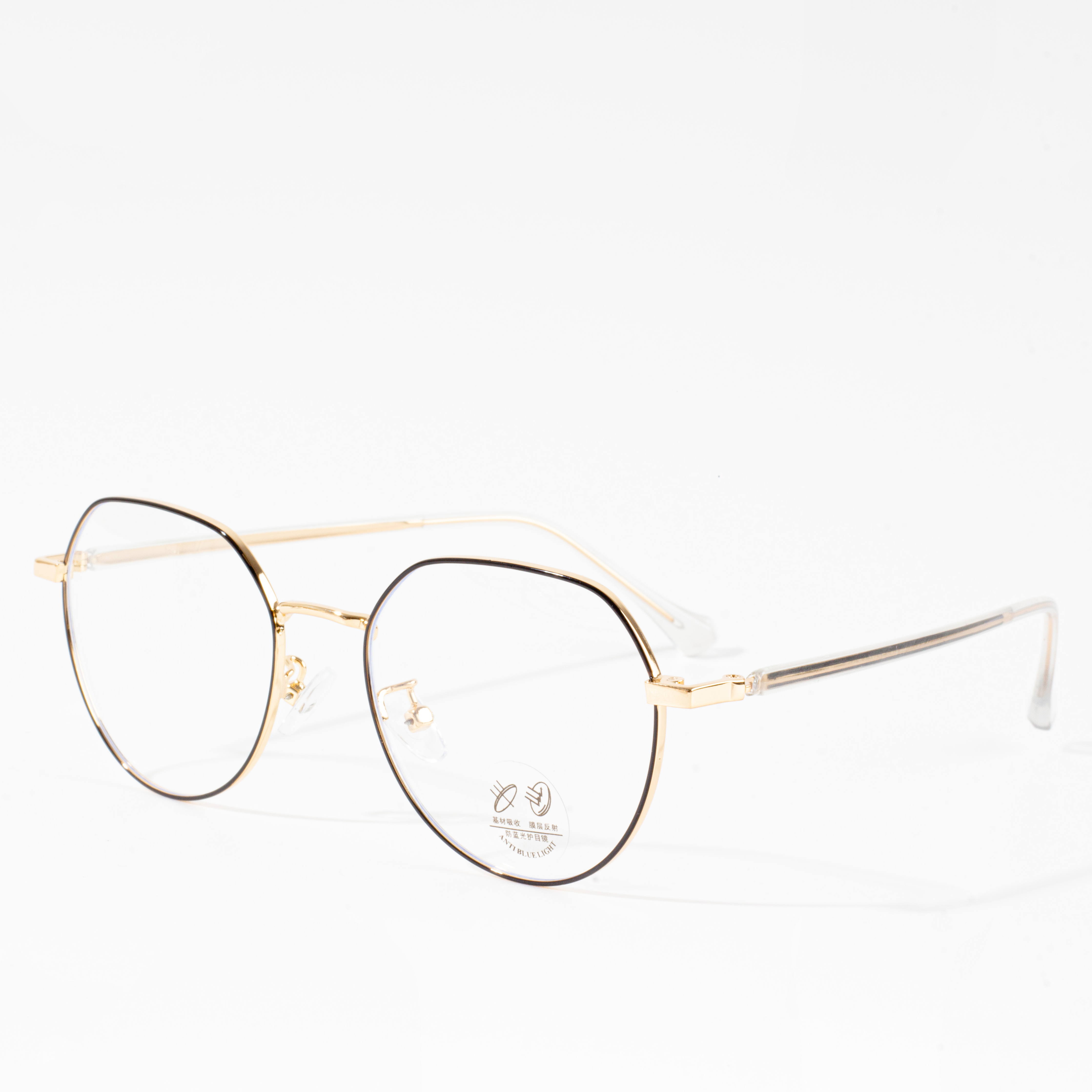 fframiau eyeglass metel dylunydd