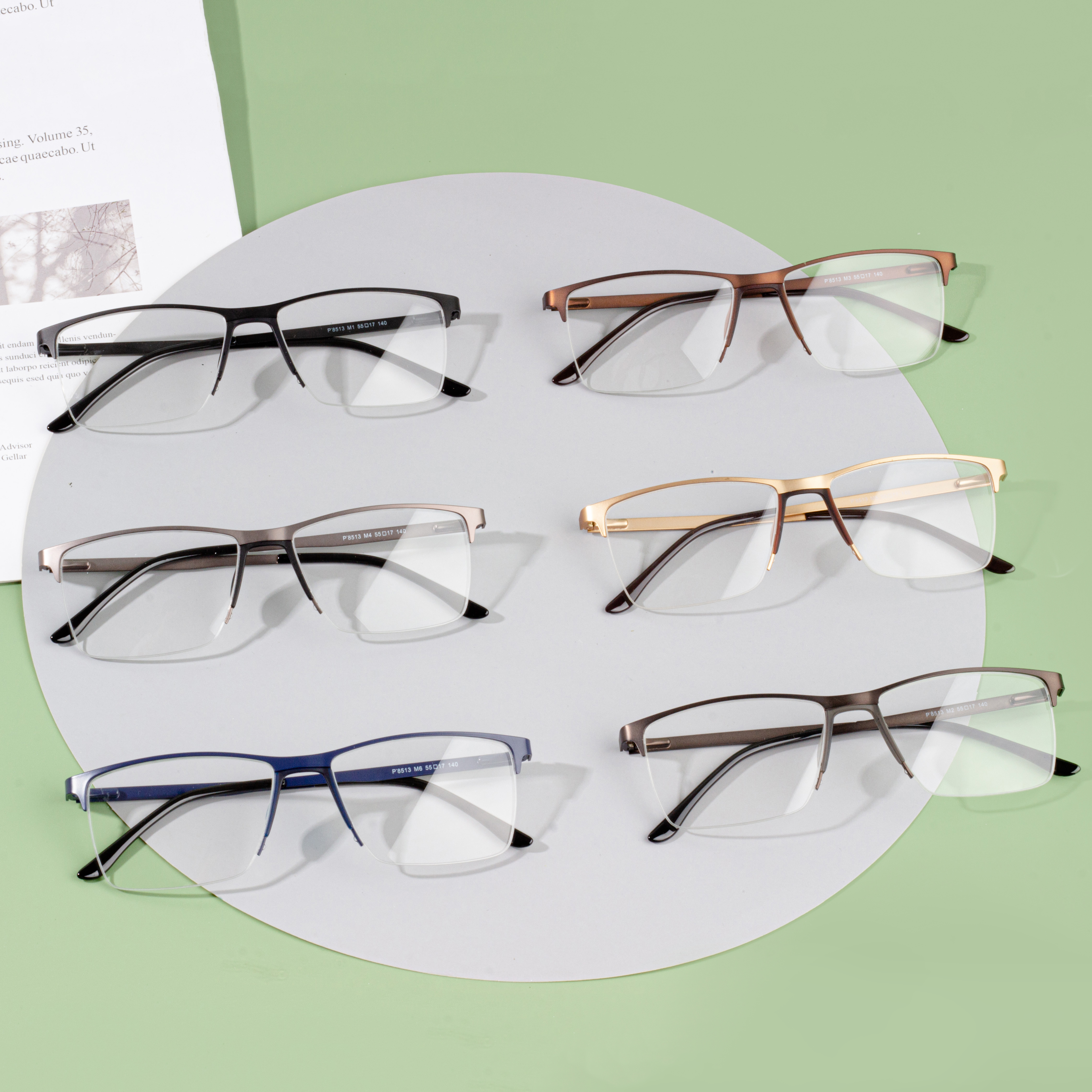 metal eyeglass frames