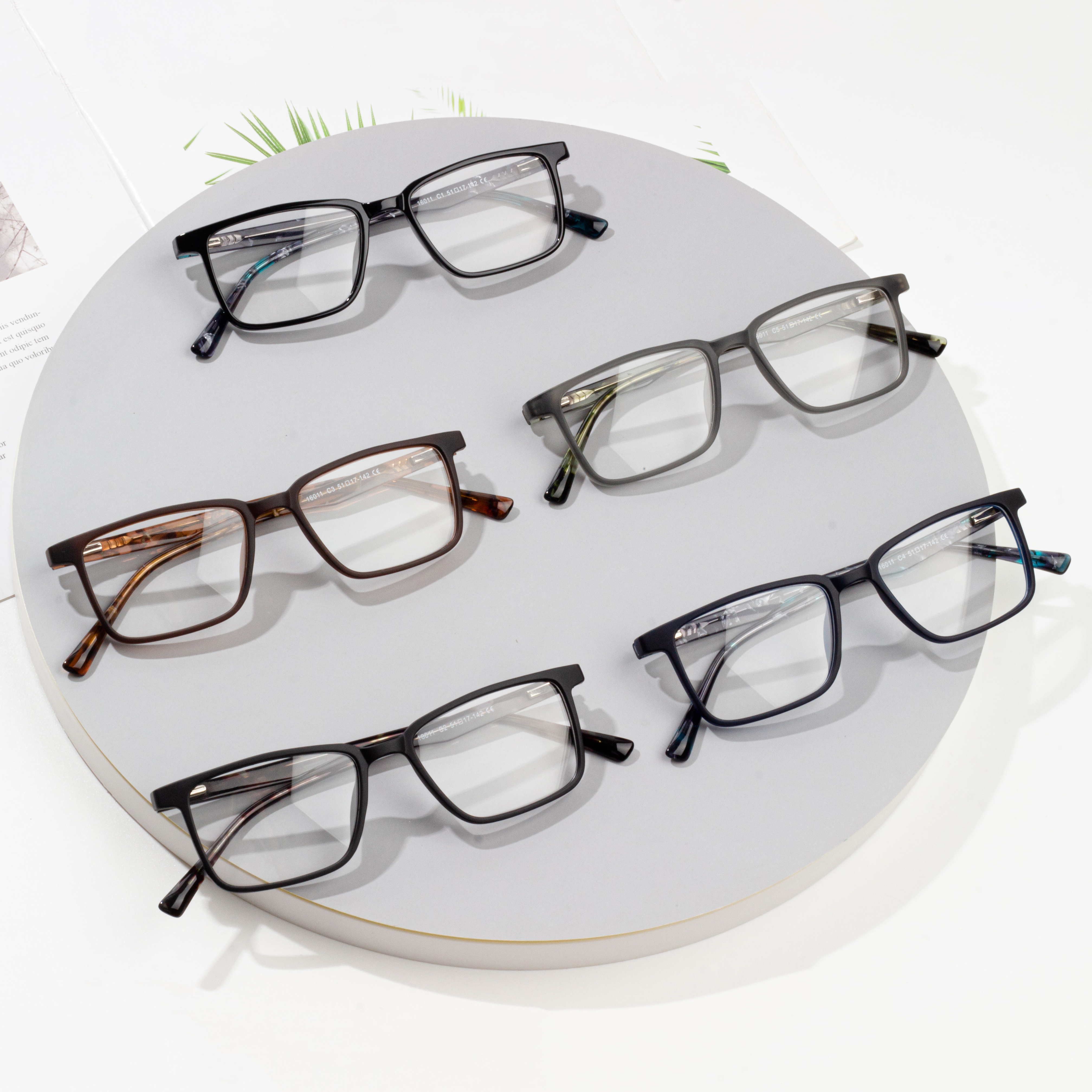 clear frame eyeglasses