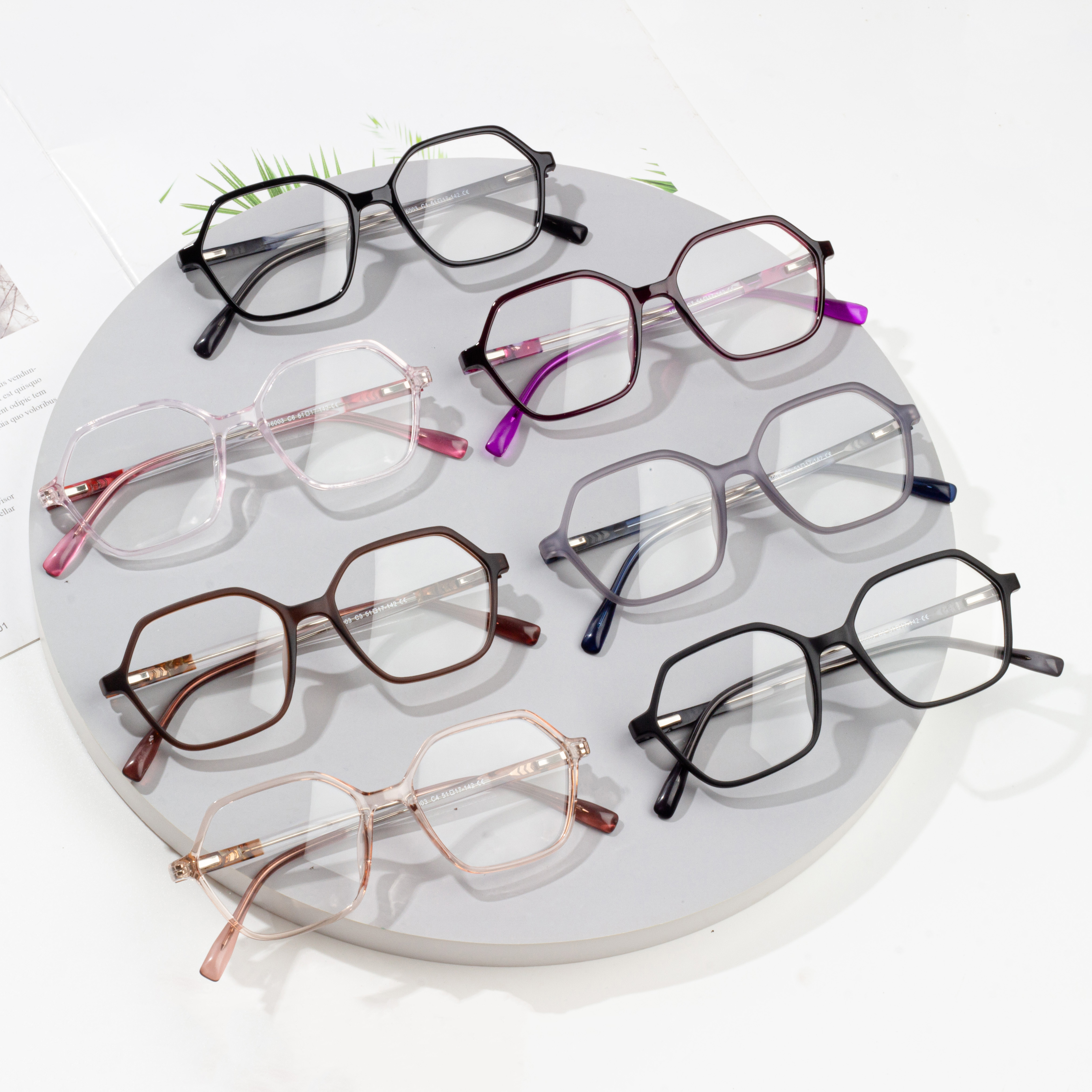 clear eyeglass frames