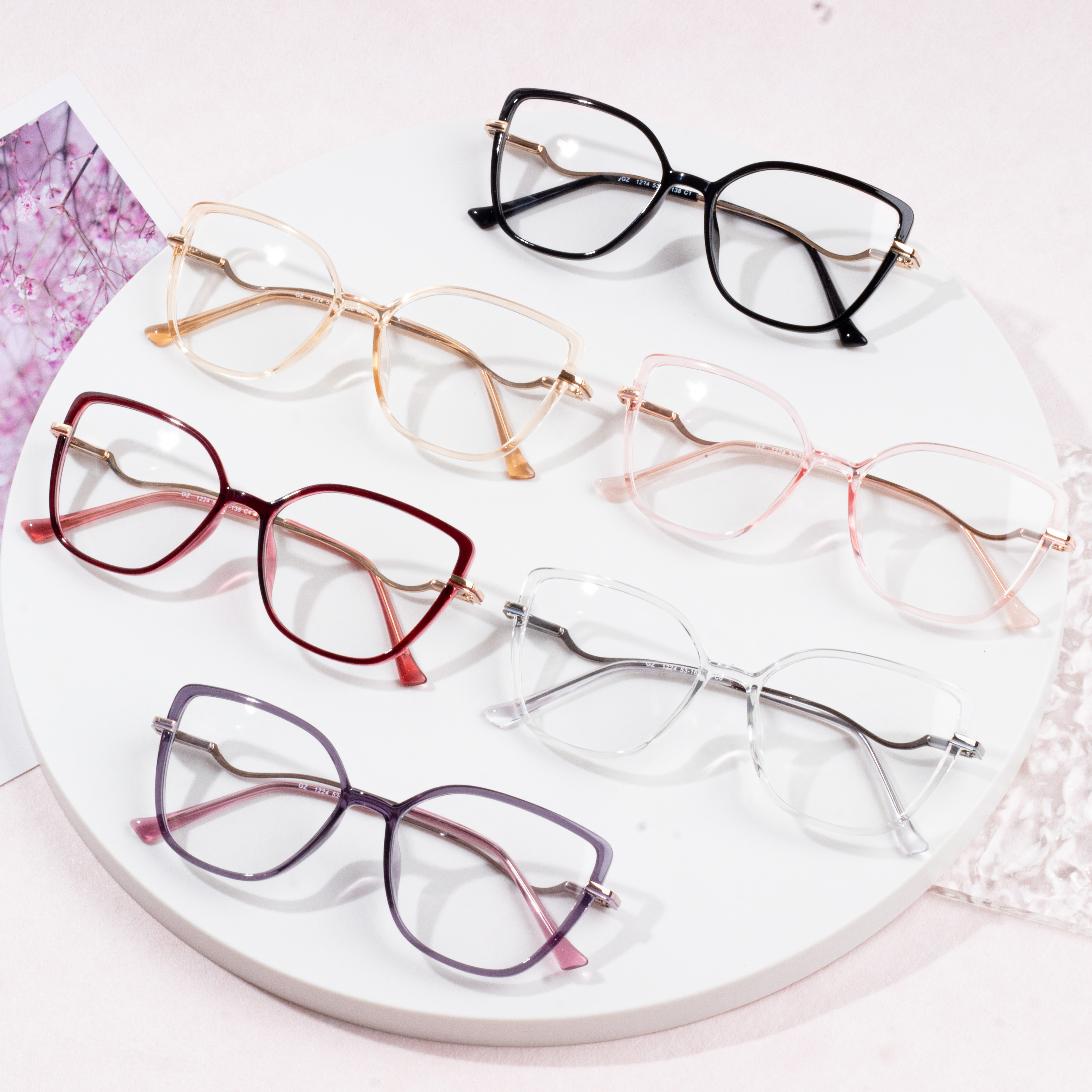 cat frame eyeglasses