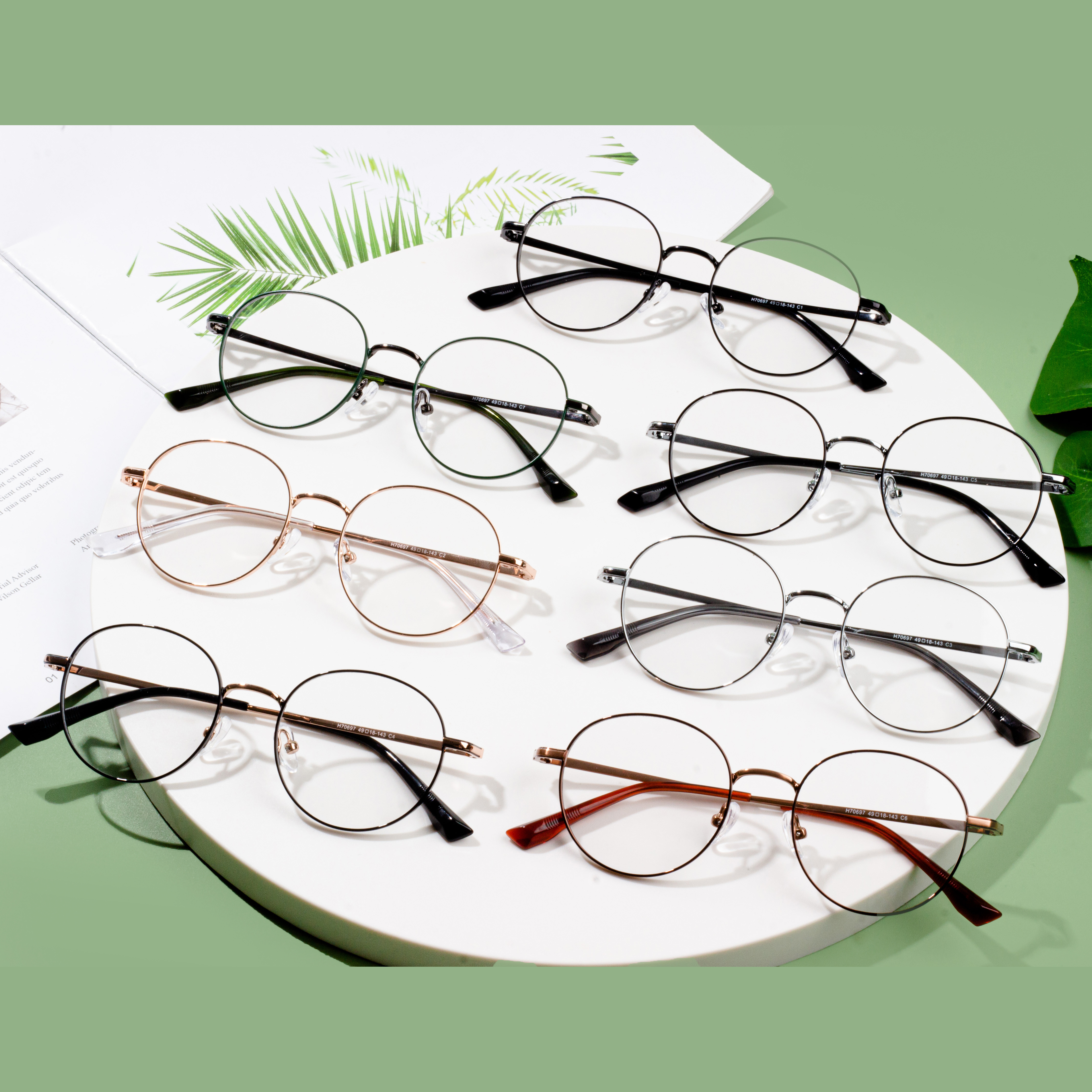 round metal eyeglasses