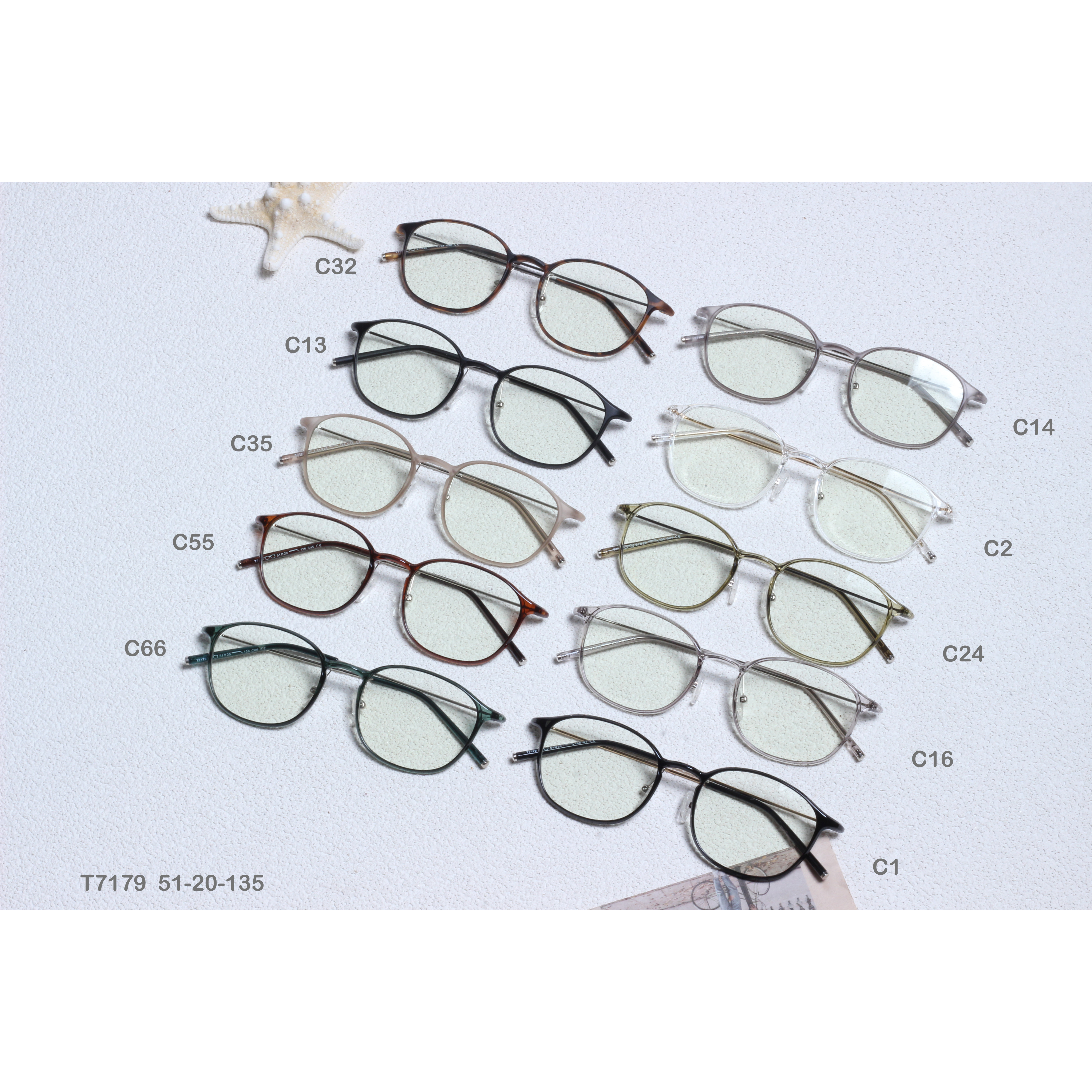 Trendy classic INS popular round frame (16)