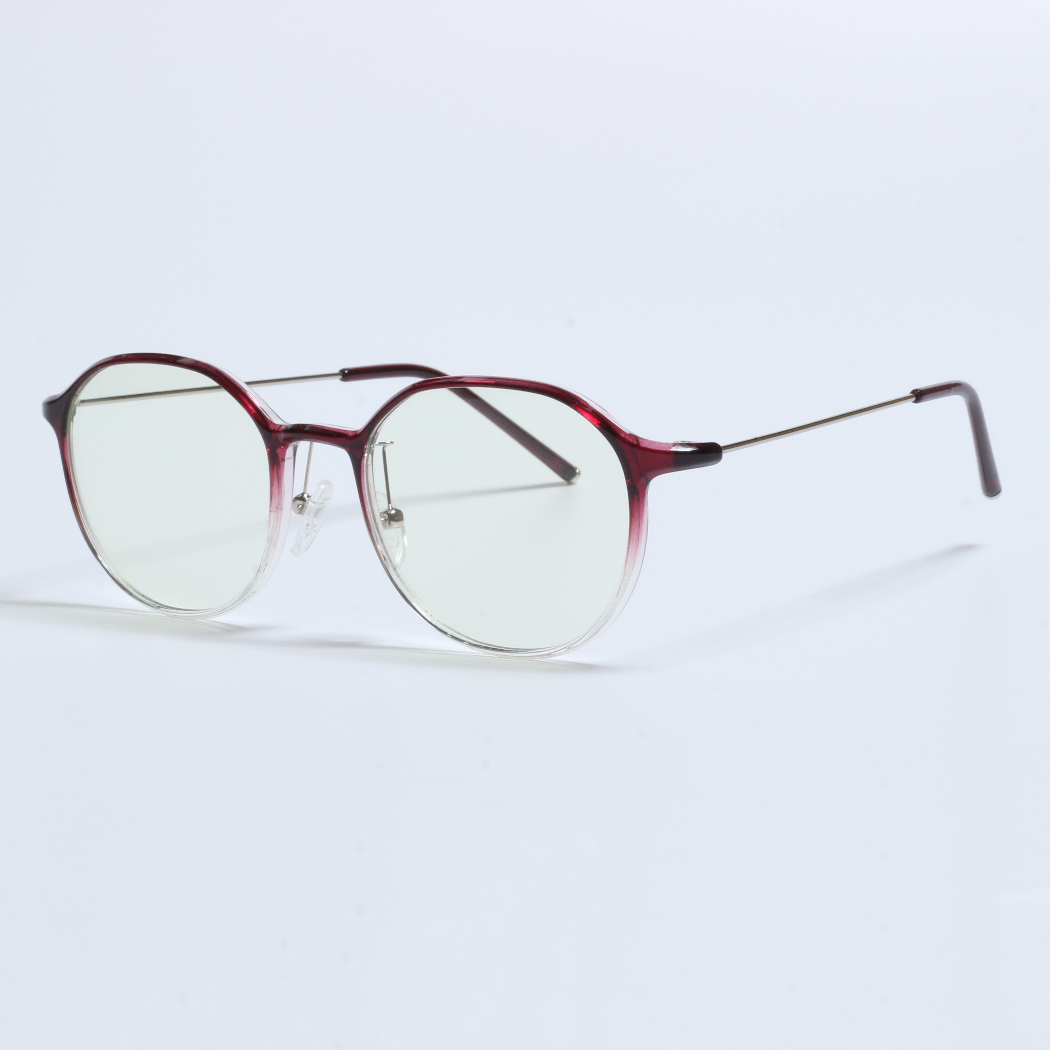 Vintage biezie Gafas Opticas De Hombres caurspīdīgie TR90 rāmji (11)