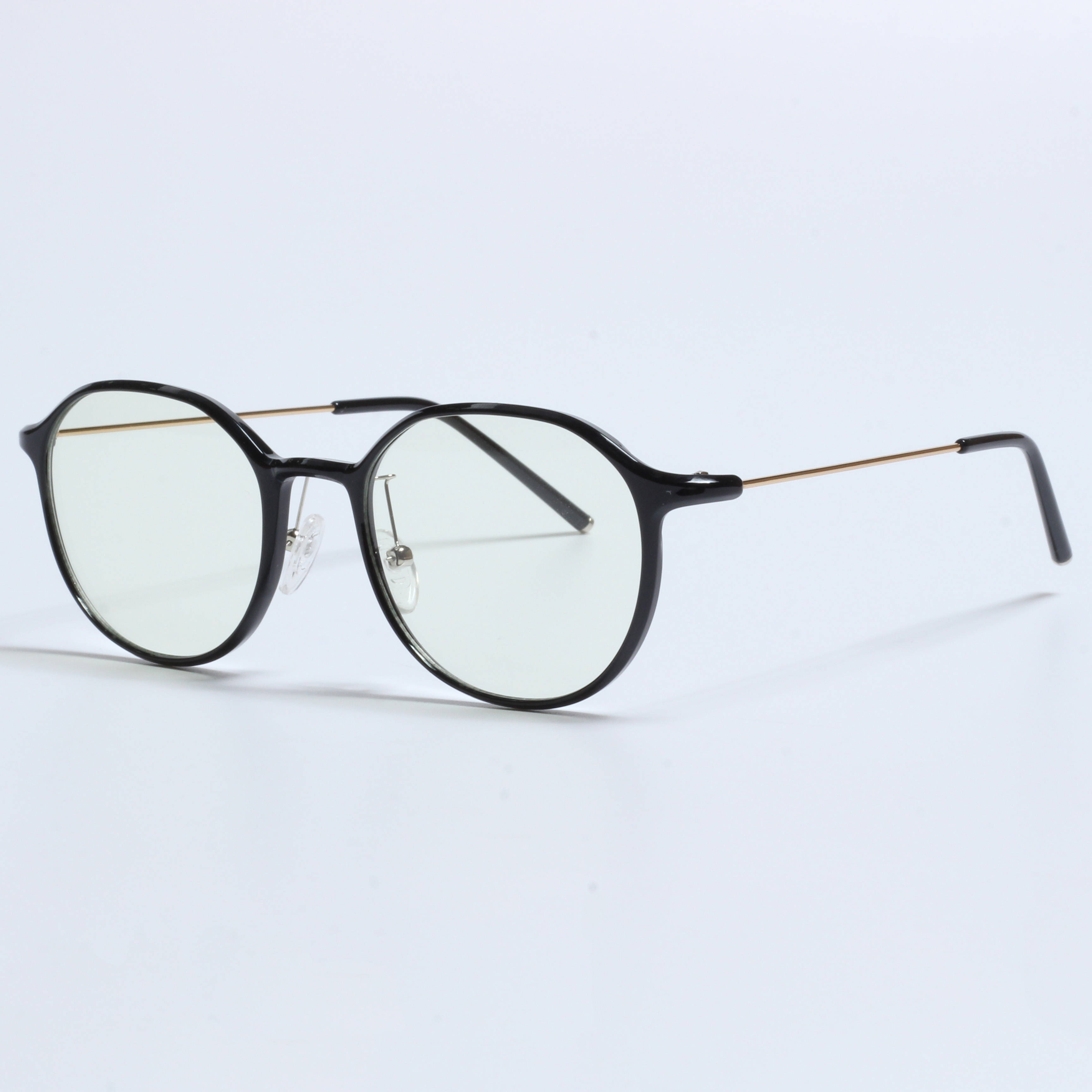 Vintage biezie Gafas Opticas De Hombres caurspīdīgie TR90 rāmji (2)