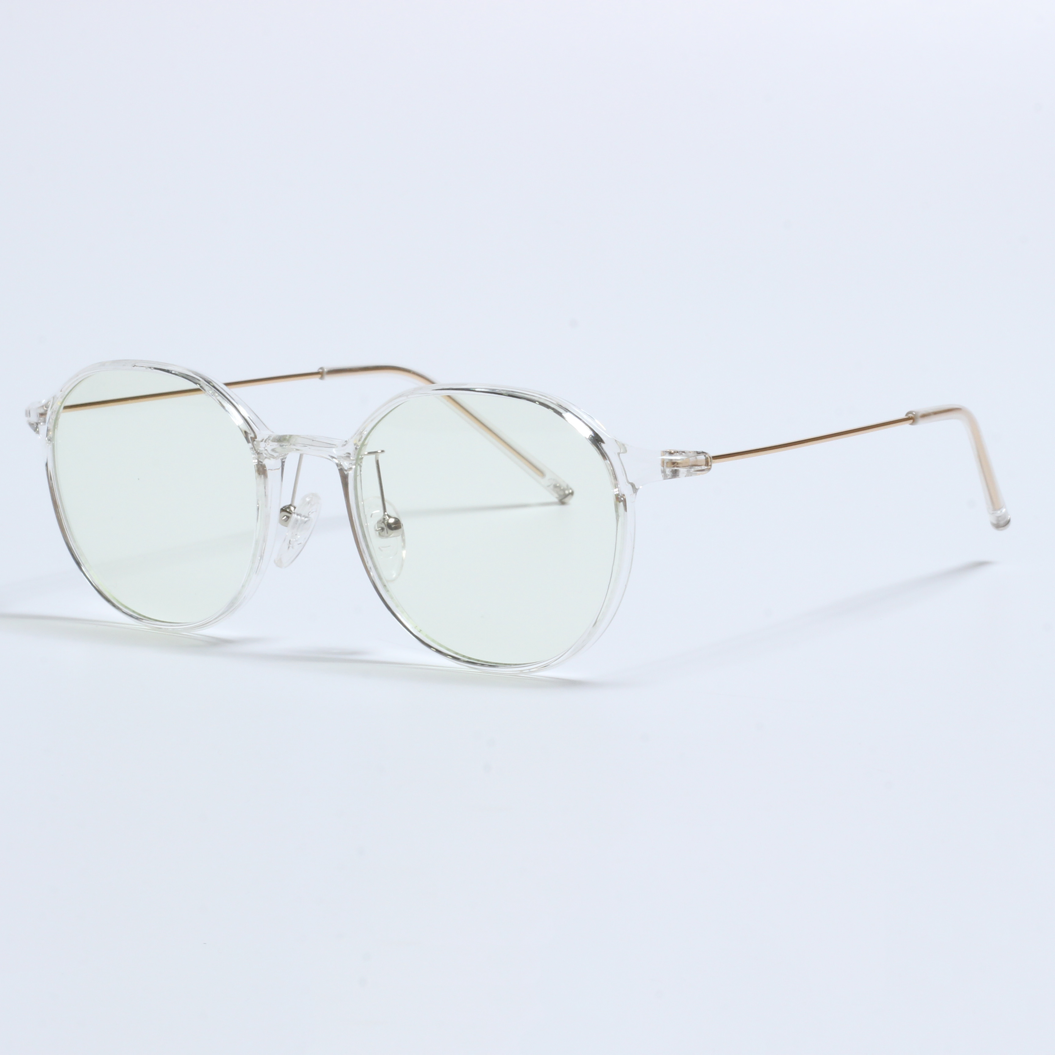 Vintage հաստ Gafas Opticas De Hombres թափանցիկ TR90 շրջանակներ (3)