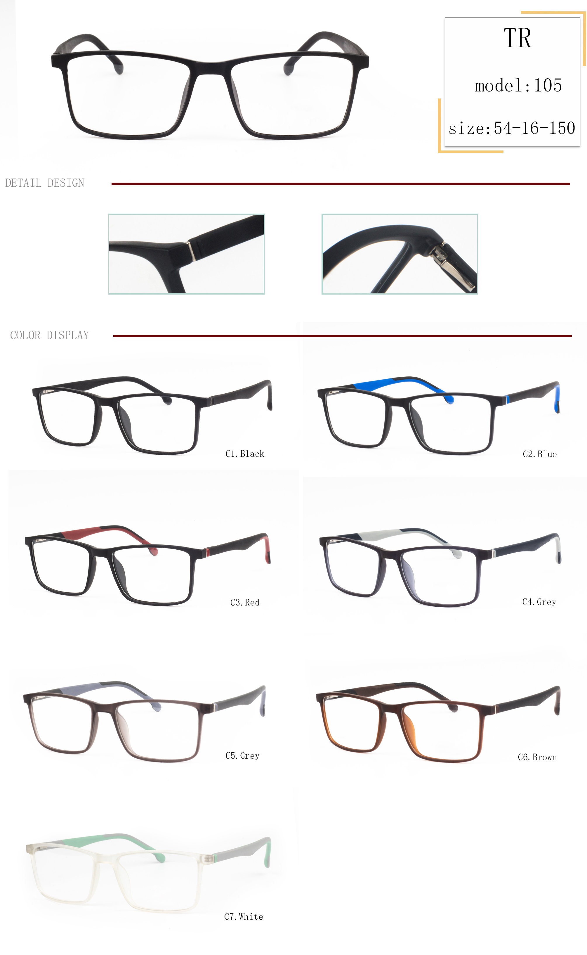 china moderno nga eyewear frame