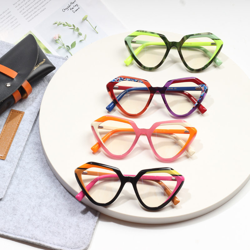 retro optical acetate eyeglasses frame