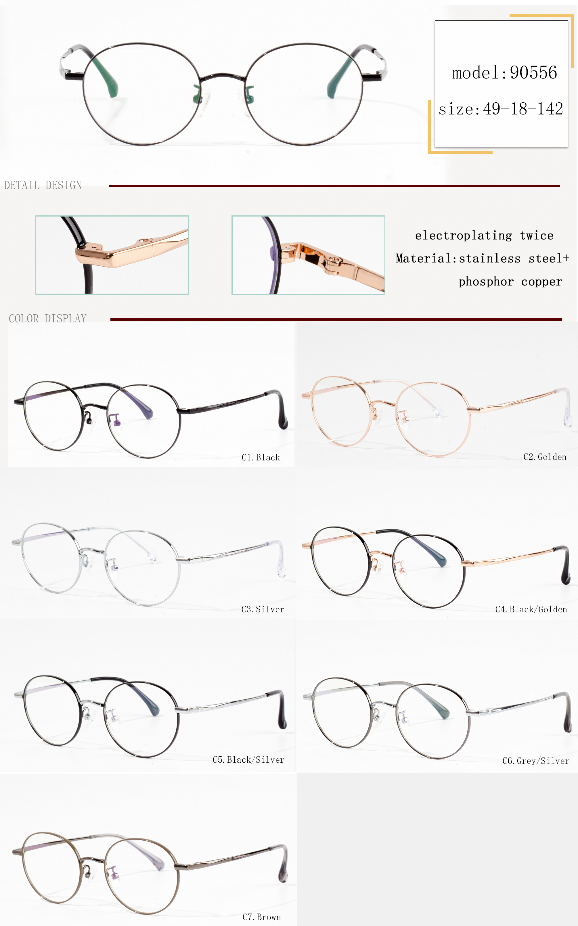 metal frames for eyeglasses