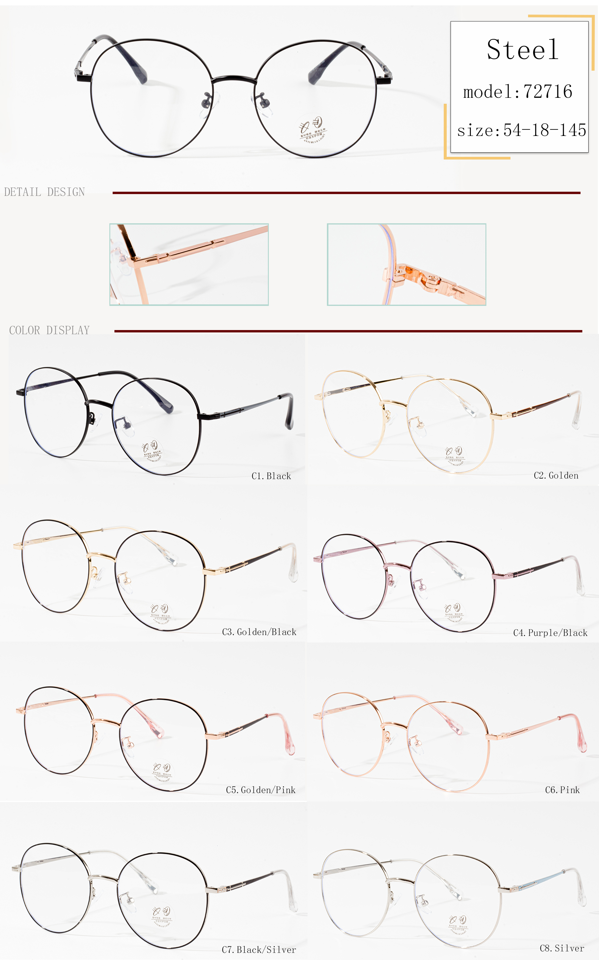 small round eyeglass frames