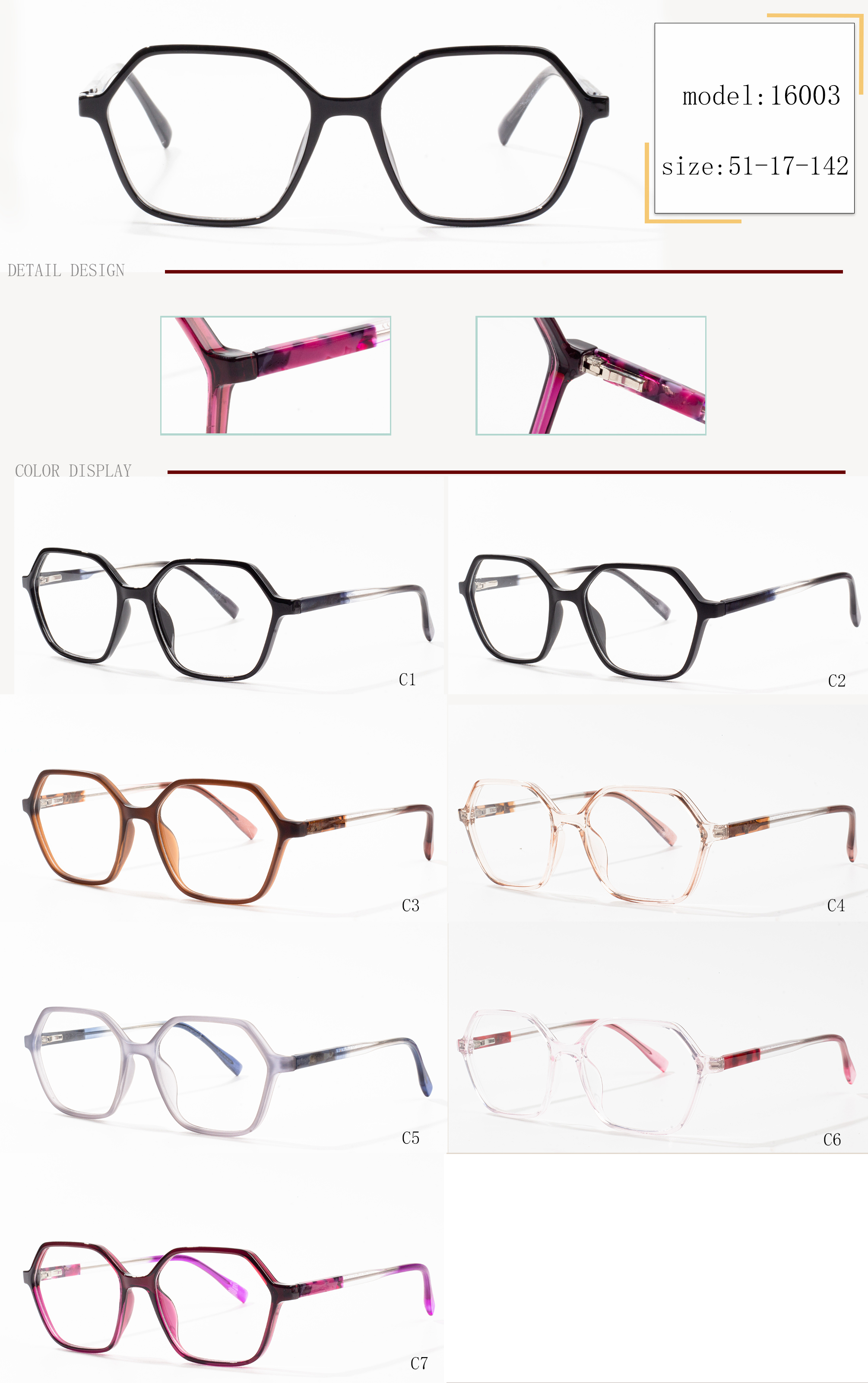 clear eyeglass frames