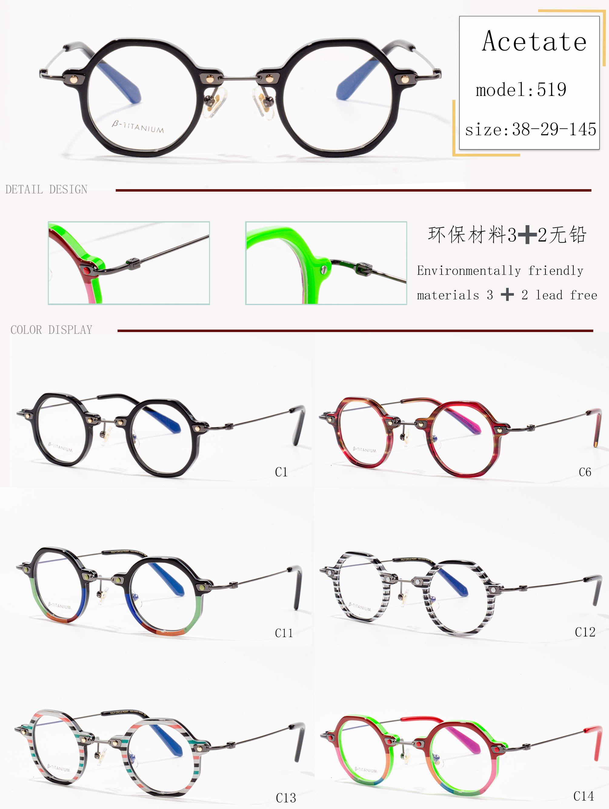 acetate frames