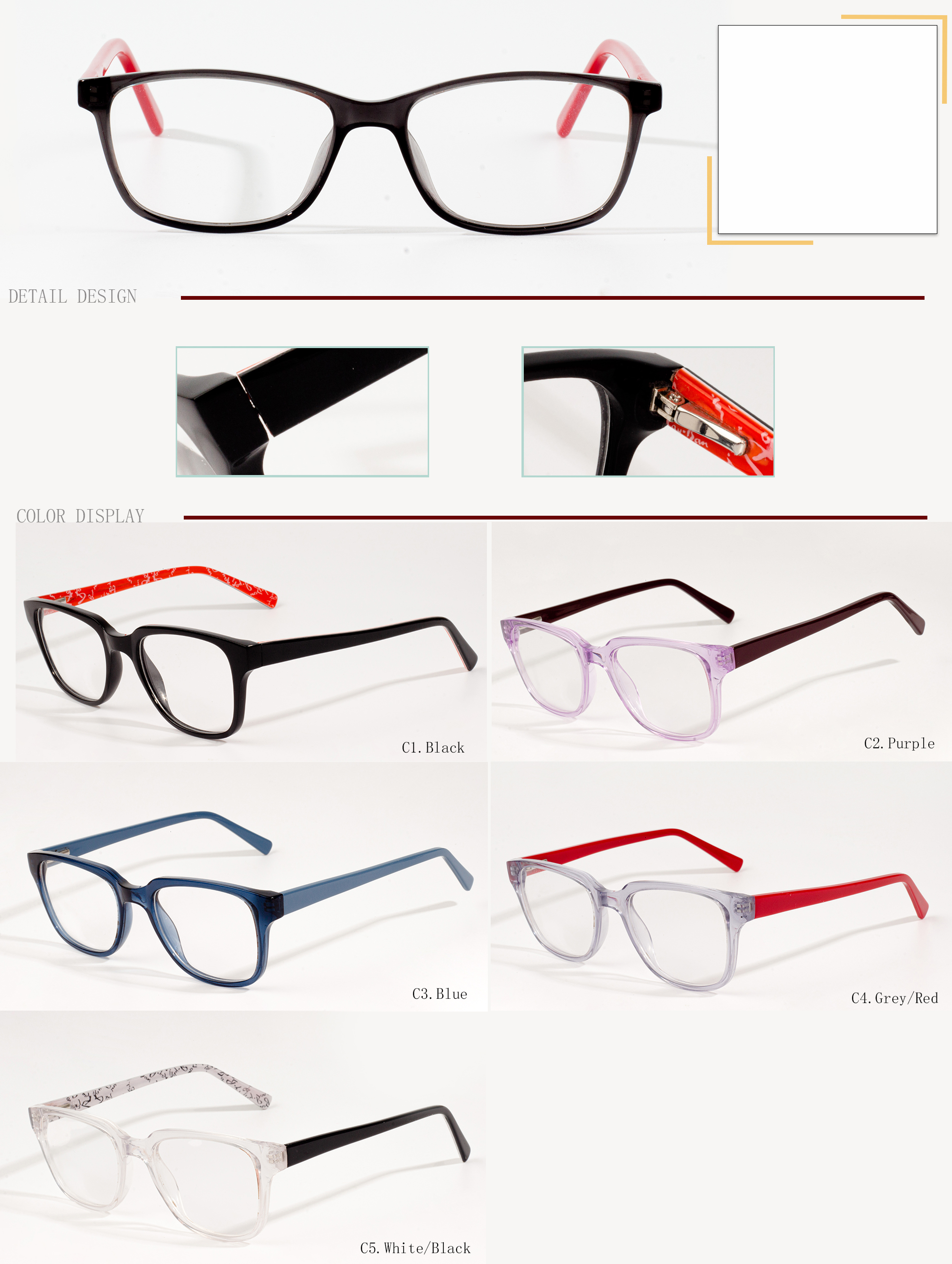 kids eyeglass awọn fireemu