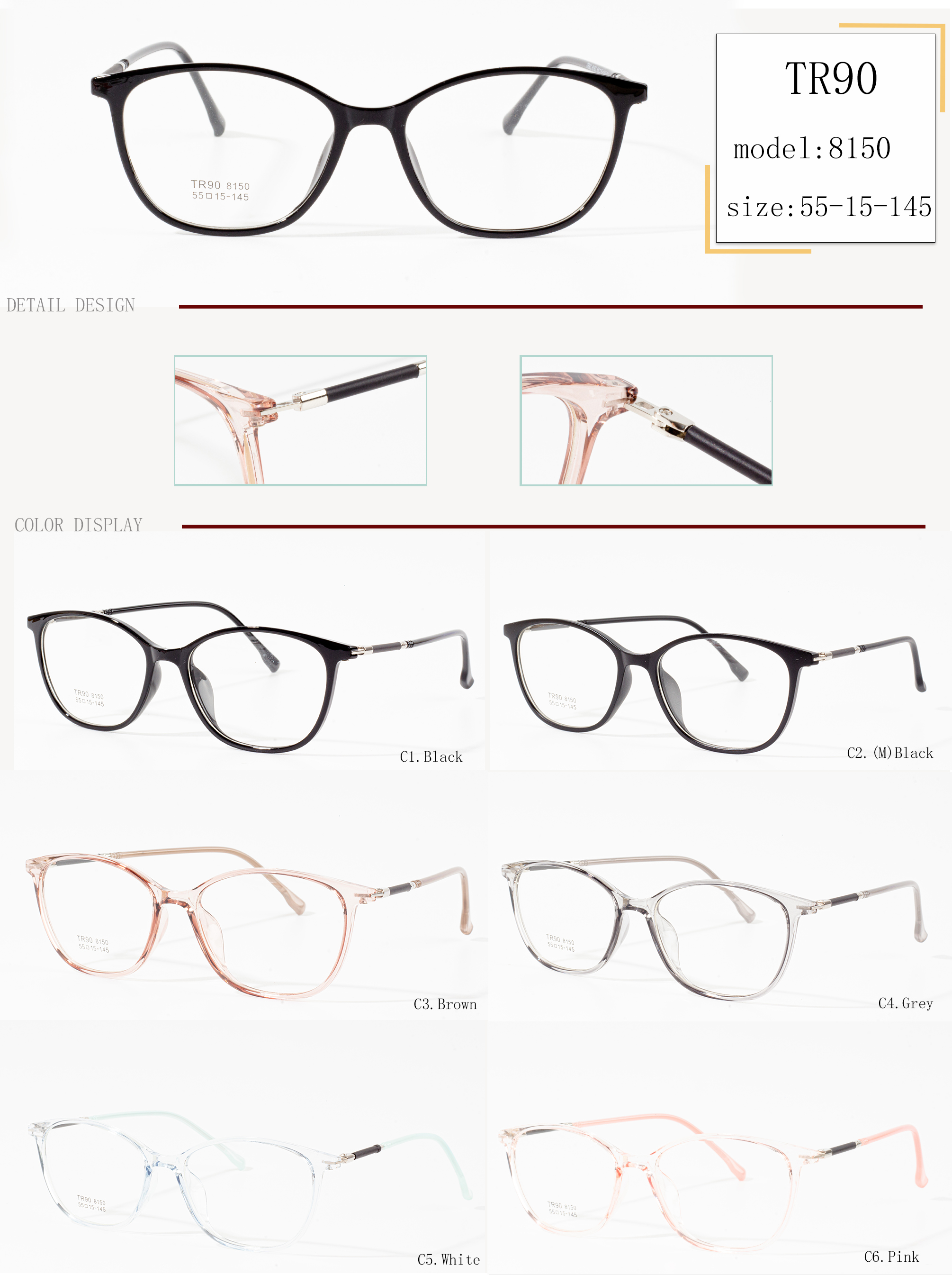 frèamaichean eyeglass airson boireannaich